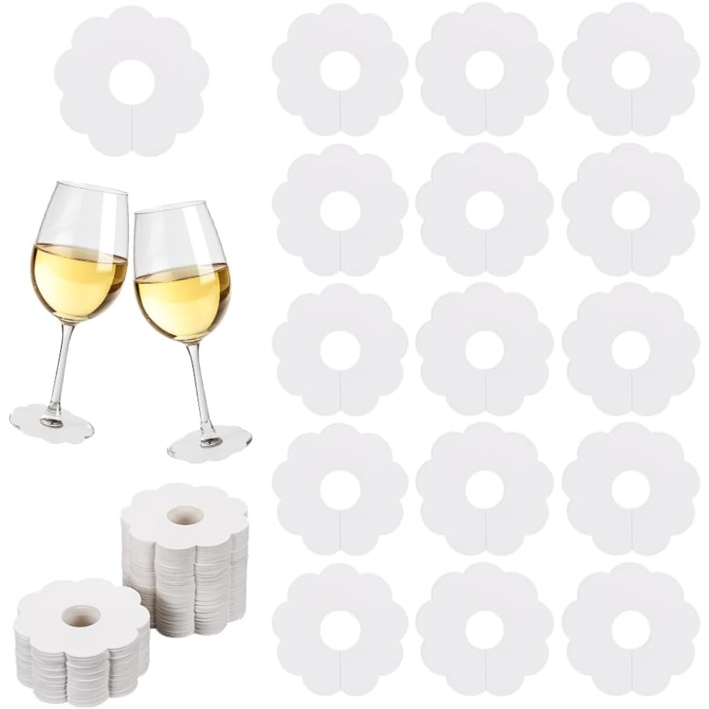 150 Pcs Paper Wine Glass Marke - Vase Decor review and price