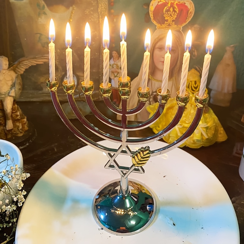 Hanukkah Menorah 9 Branch Cand - Candle Holder Decor review and price