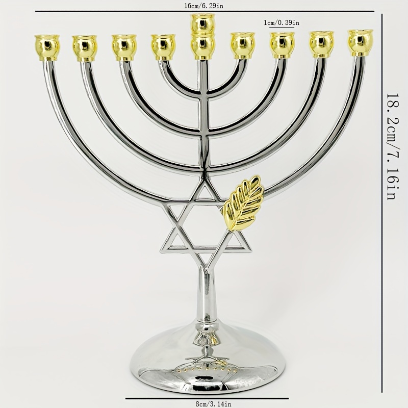 Hanukkah Menorah 9 Branch Cand - Candle Holder Decor review and price