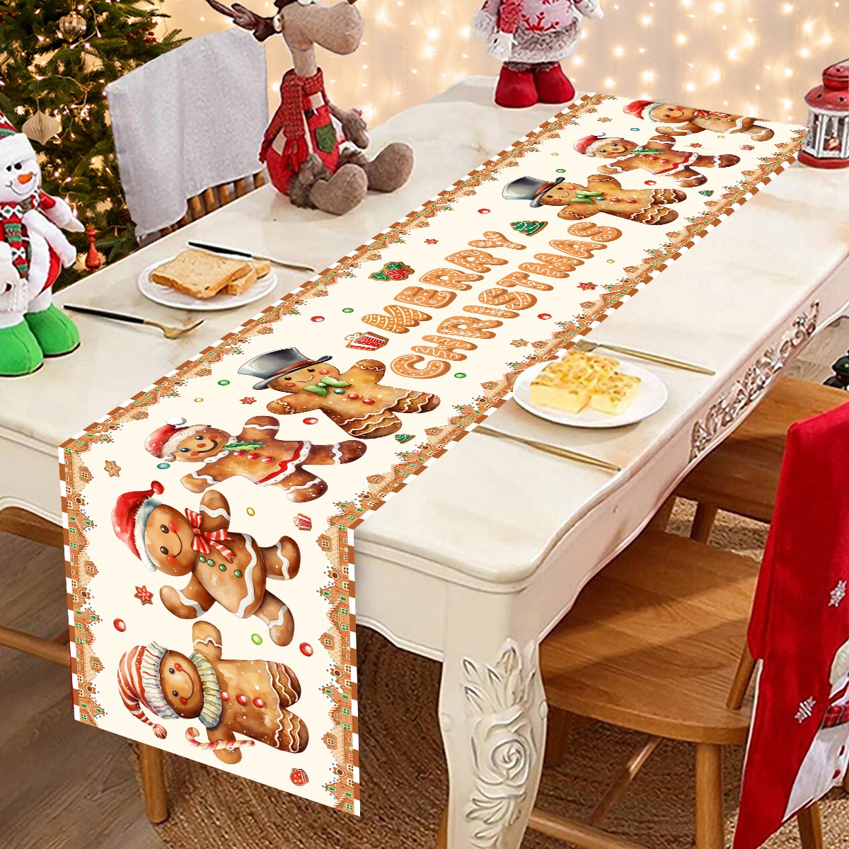 Christmas Santa Clause Polyest - Table Runner review and price
