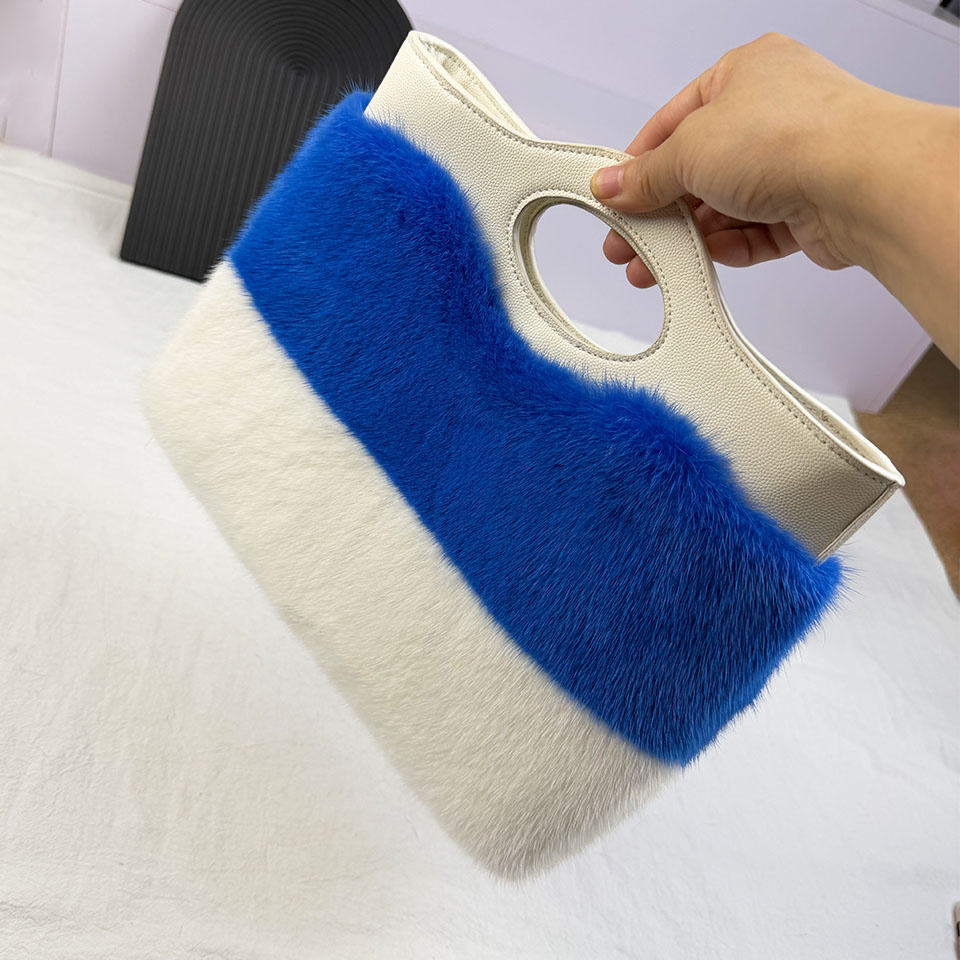 Luxury Mink Fur Tote Bag Women - Interior Design High End review and price