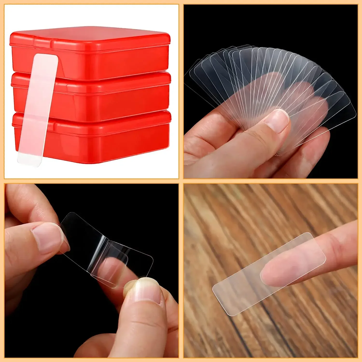 300Pcs Double Sided Adhesive T - Wall Sticker review and price