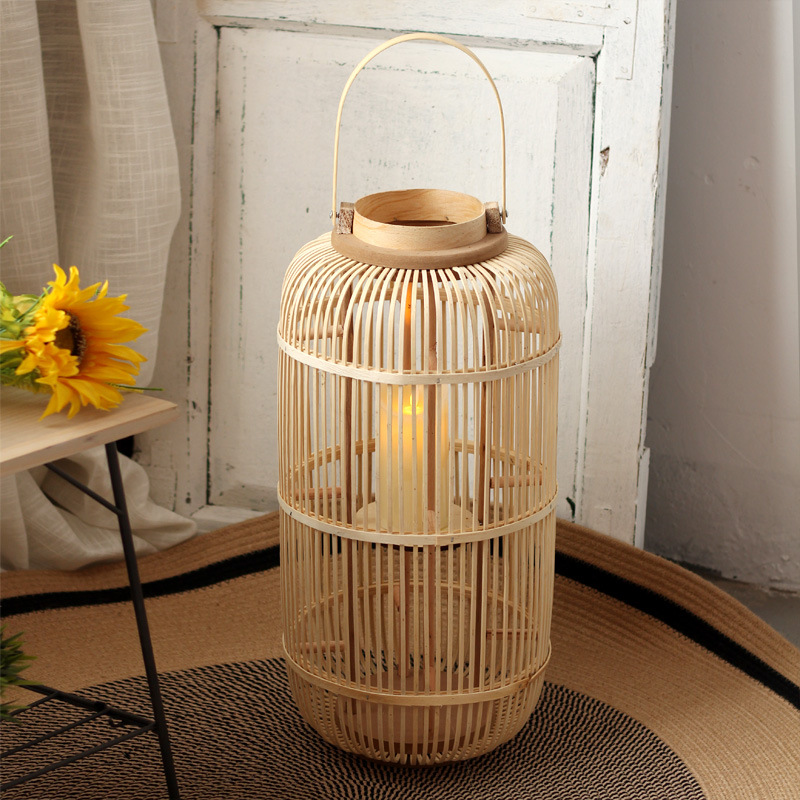 Handmade Bamboo Wind Lamp Floo - Candle Holder Decor review and price