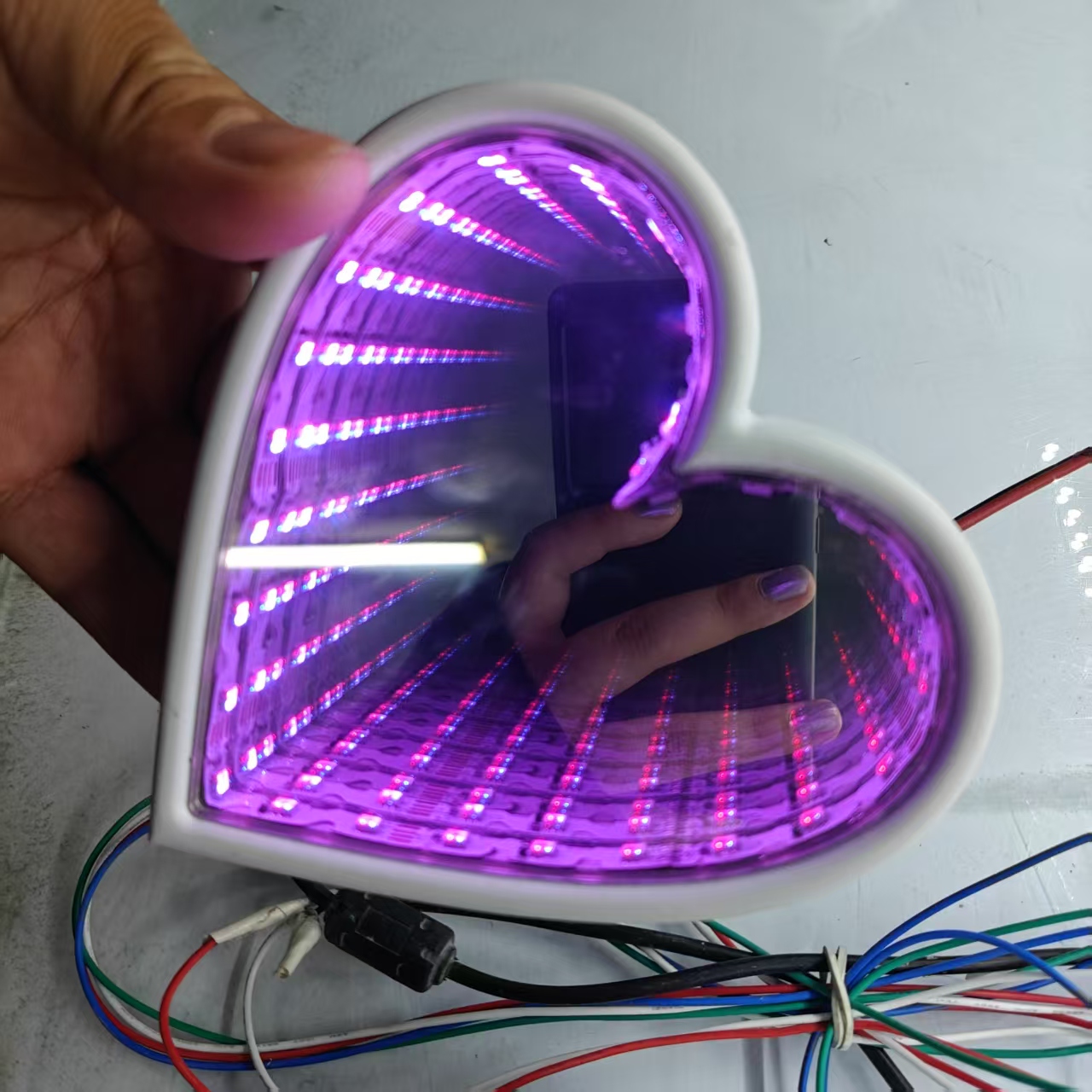 3D Multi-Color Infinity Mirror - Decorative Mirror review and price
