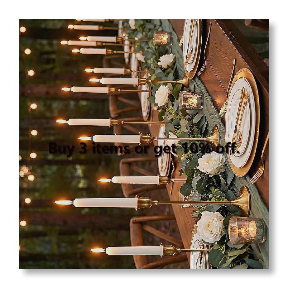 12 Pcs Gold Candlestick Holder - Candle Holder Decor review and price