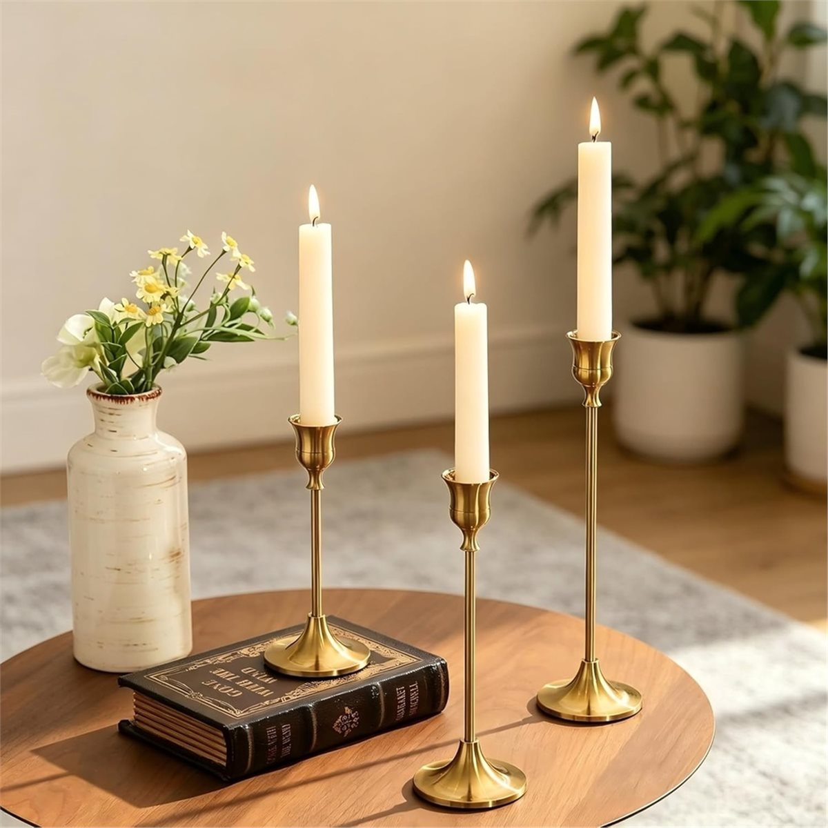 12 Pcs Gold Candlestick Holder - Candle Holder Decor review and price
