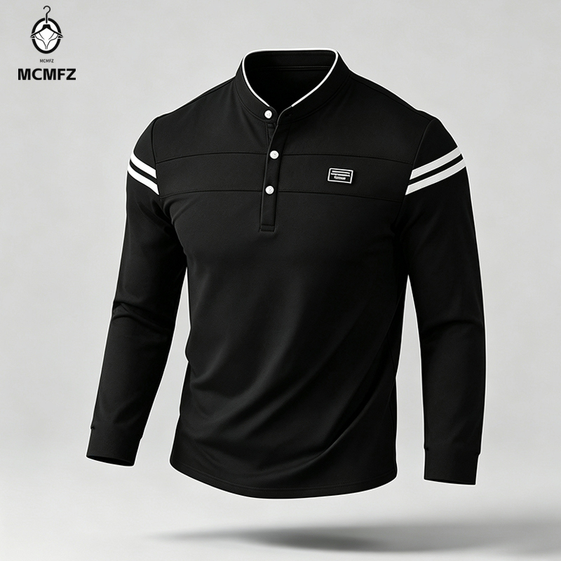 Male Urban Long Sleeve Polo Sh - Wall Sticker review and price