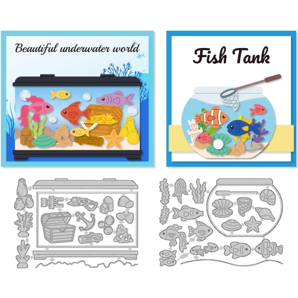 Fish Tank Die Cuts Carbon Stee - Picture Frame review and price