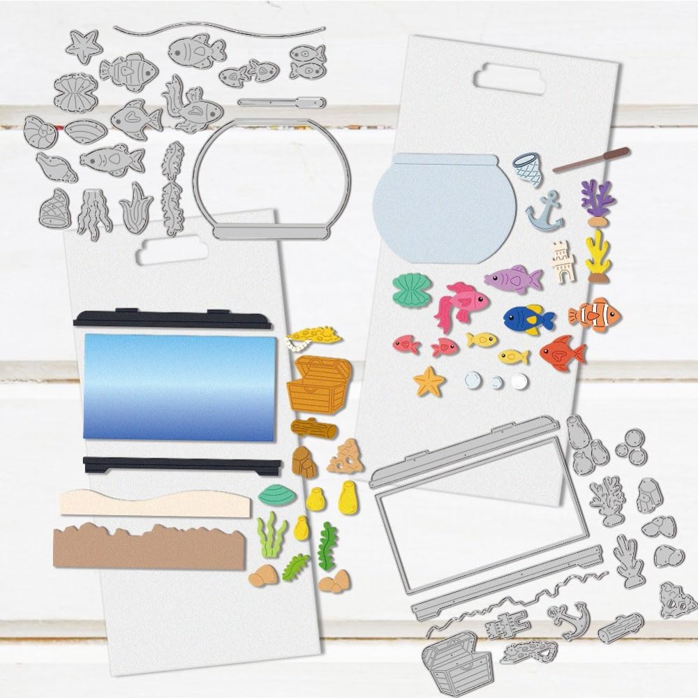 Fish Tank Die Cuts Carbon Stee - Picture Frame review and price