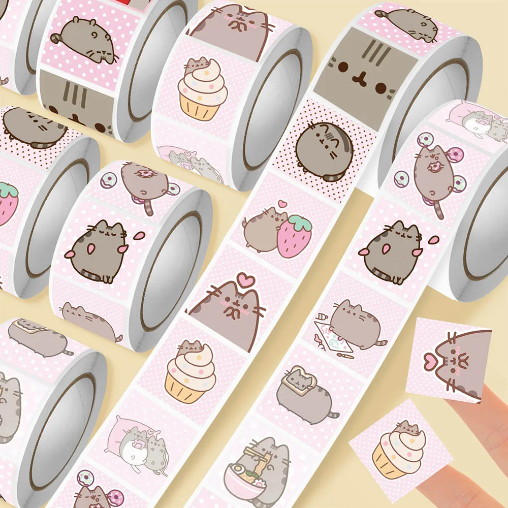 Hou 500pcs Pusheen Cartoon Cat - Wall Sticker review and price