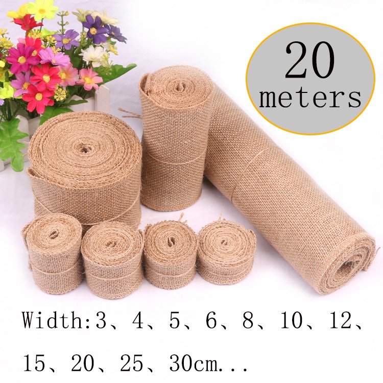 5-30CM Natural Jute Linen Fabr - Table Runner review and price