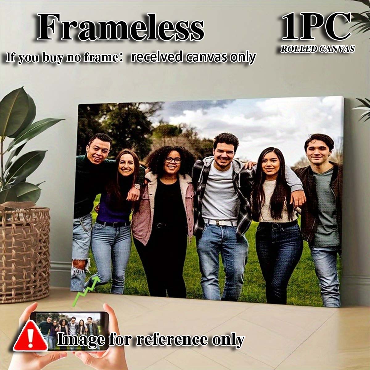 Custom 2D Photo Canvas Wall Ar - Picture Frame review and price