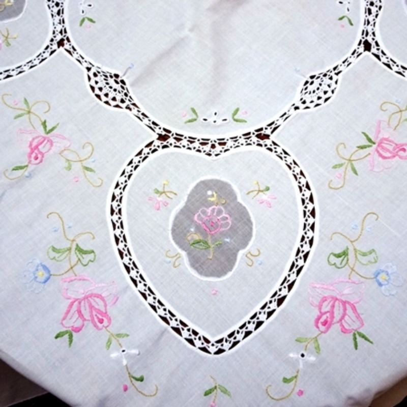 Pure cotton small machine embr - Table Runner review and price