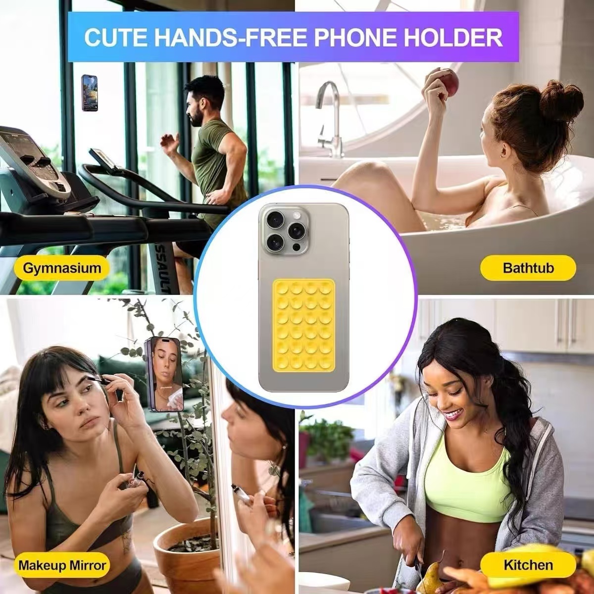 Silicone Suction Cup Phone Hol - Wall Sticker review and price