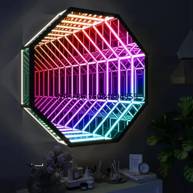 Octagon 3D Infinity Mirror Lig - Decorative Mirror review and price